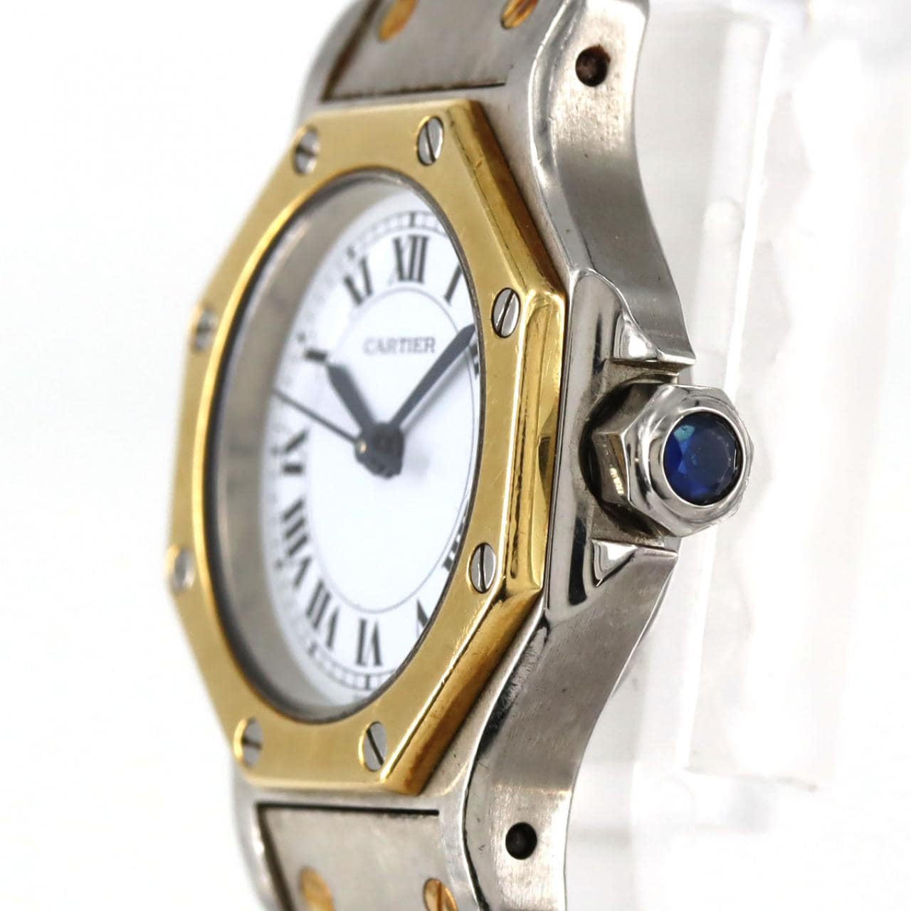 カルティエ サントスオクタゴンSM コンビ SSxYG 自動巻