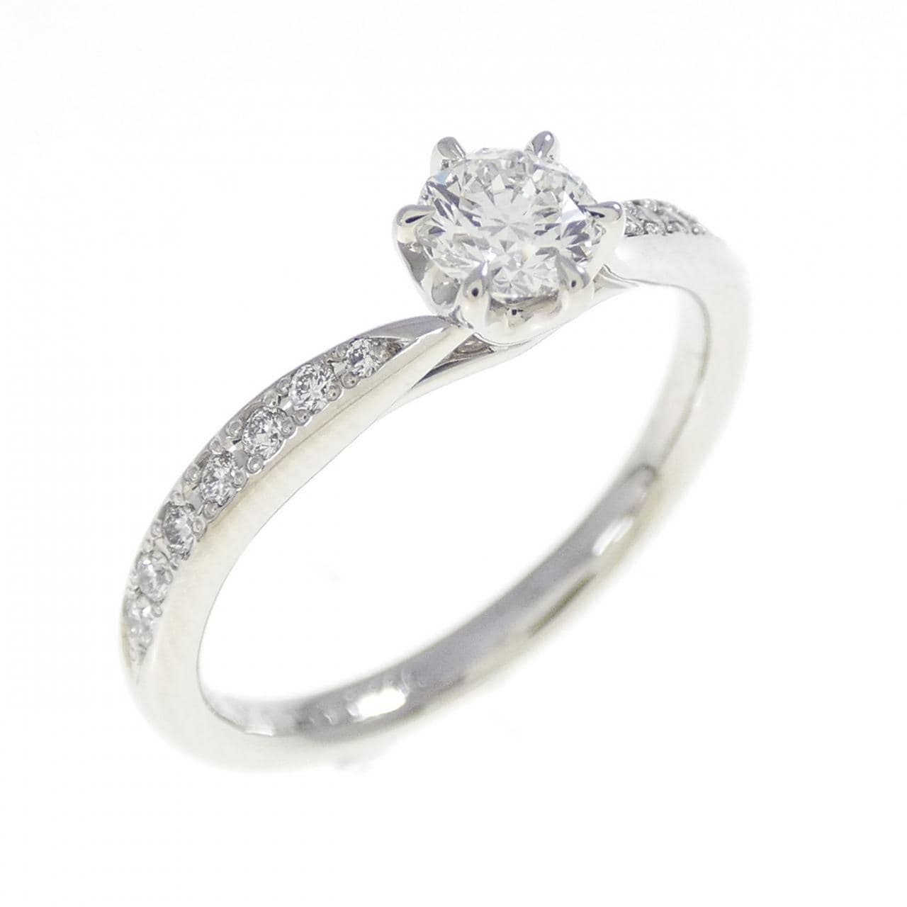 PT950 ダイヤモンド リング 0.253CT G VVS1 3EXT H＆C