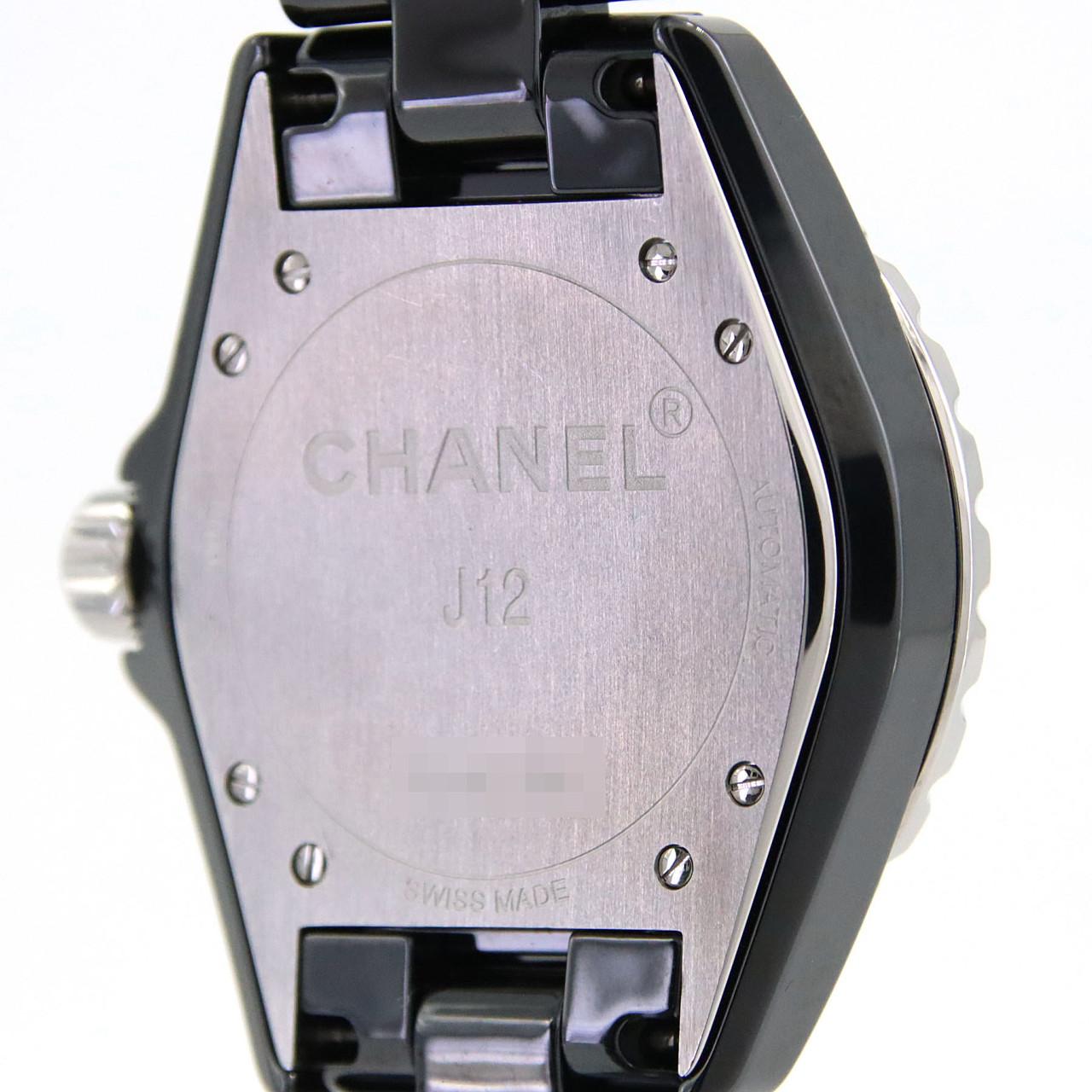 シャネル J12インテンスブラック38mmセラミック H3829 セラミック 自動巻