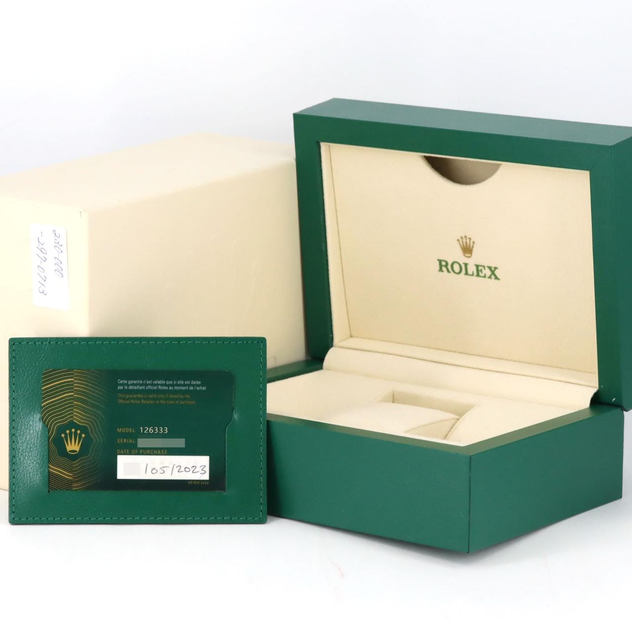 ロレックス デイトジャスト 126333G･3 SSxYG 自動巻 ランダム番