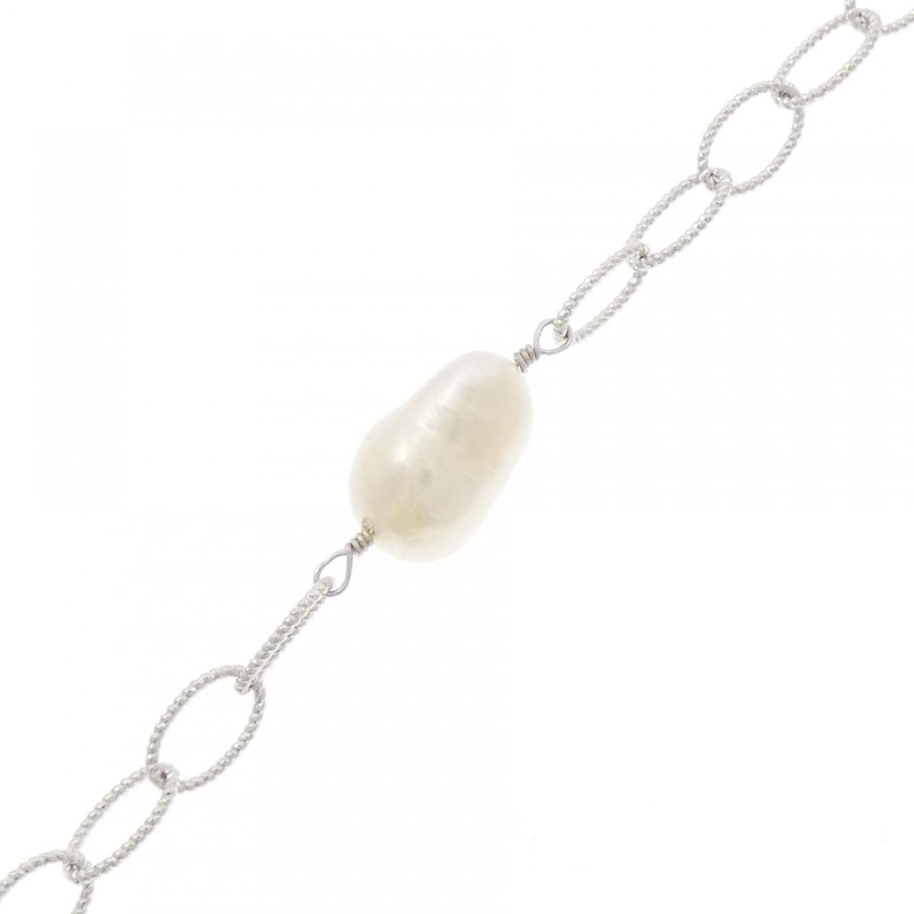 750WG 白蝶パール ネックレス