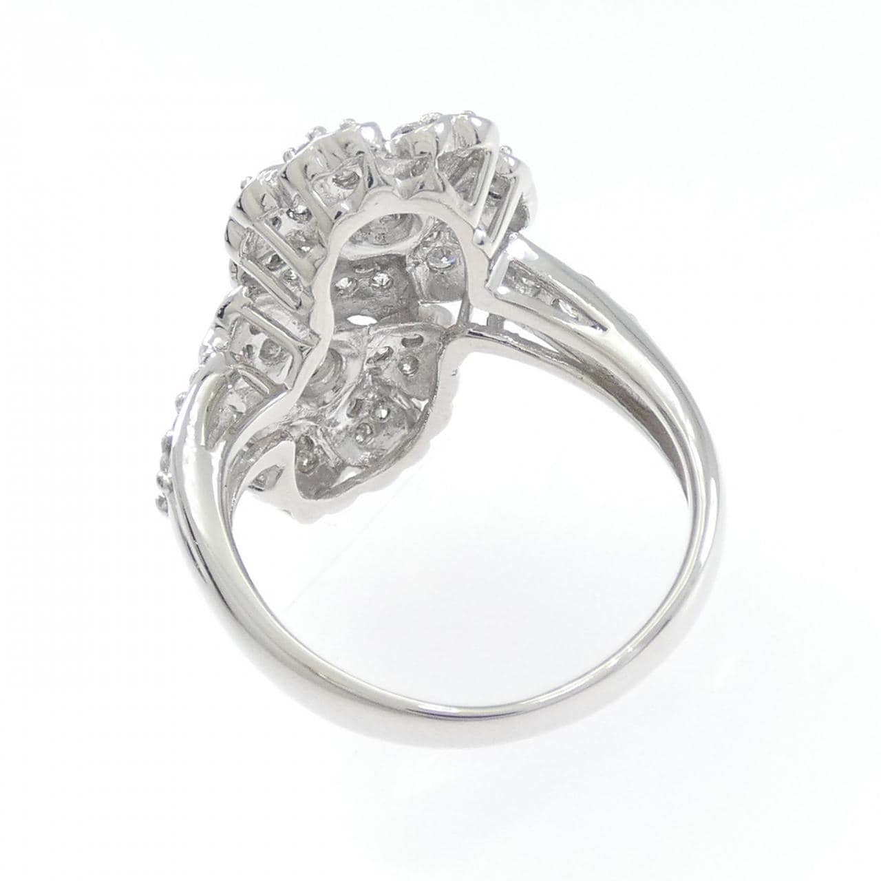 PT900 フラワー ダイヤモンド リング 1.00CT