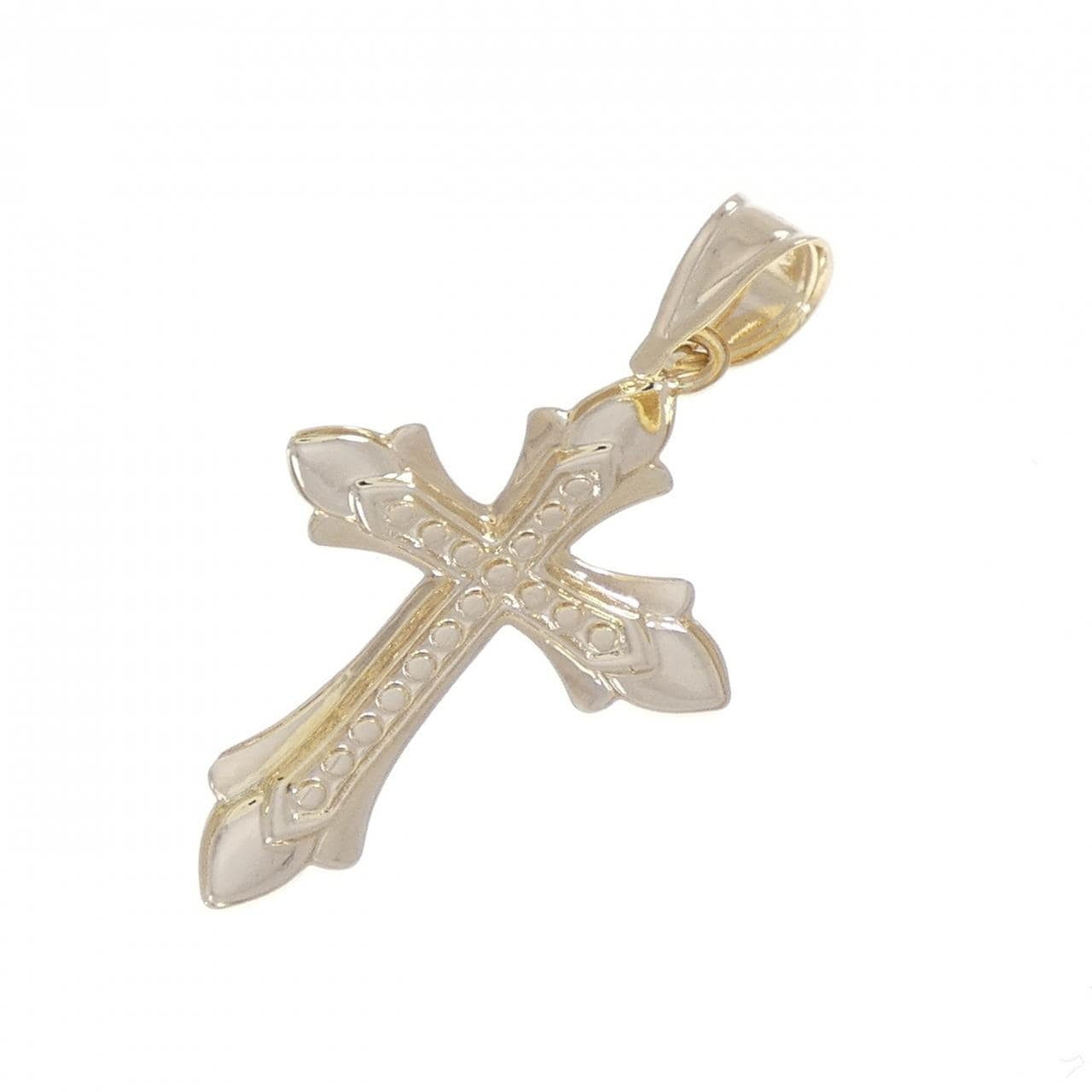 14KYG/14KWG クロス ペンダント