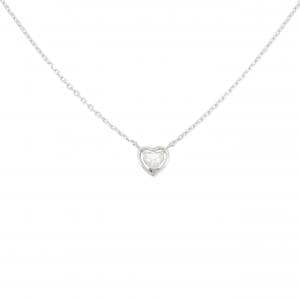 PT900 ハート ダイヤモンド ネックレス