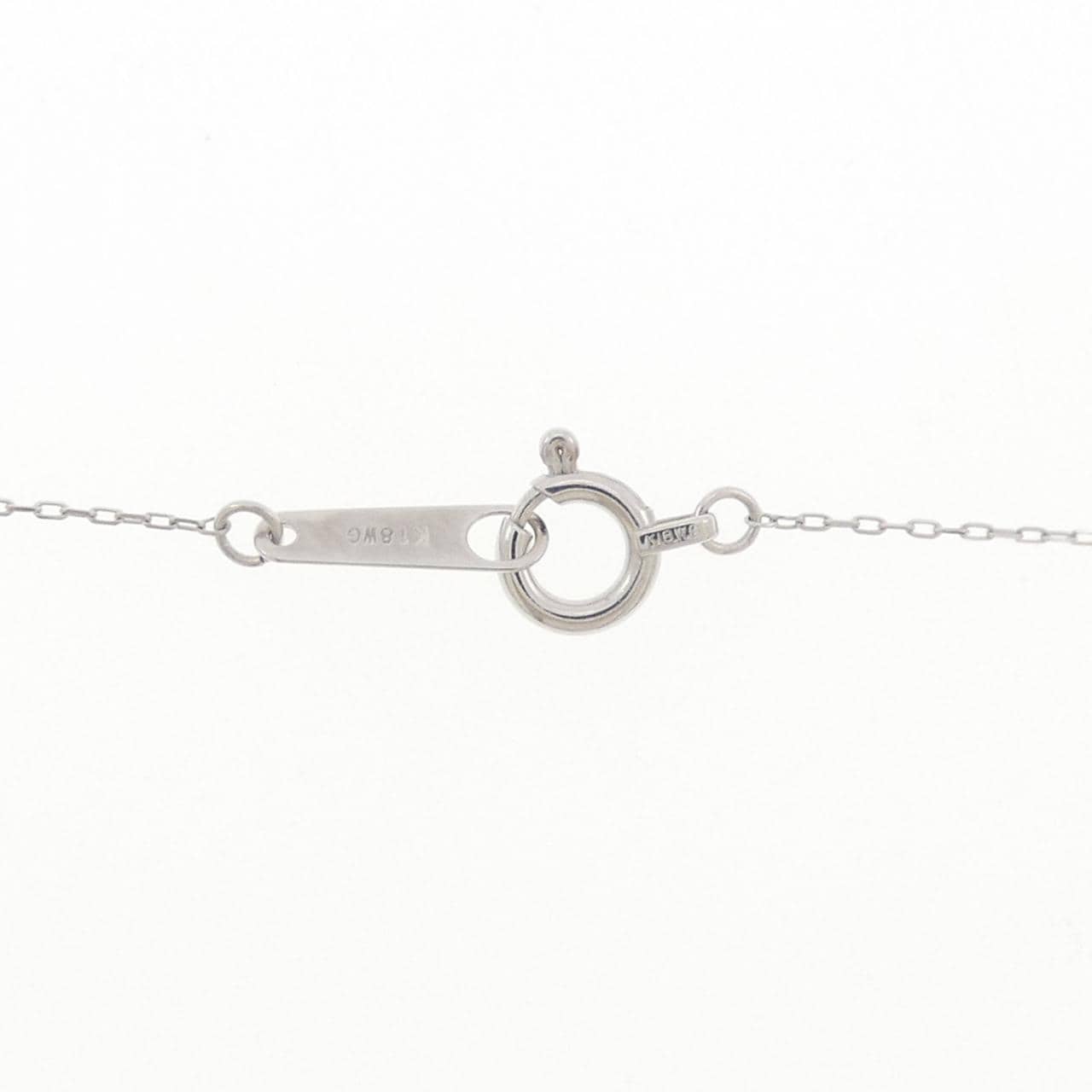 K18WG ダイヤモンド ネックレス 0.30CT