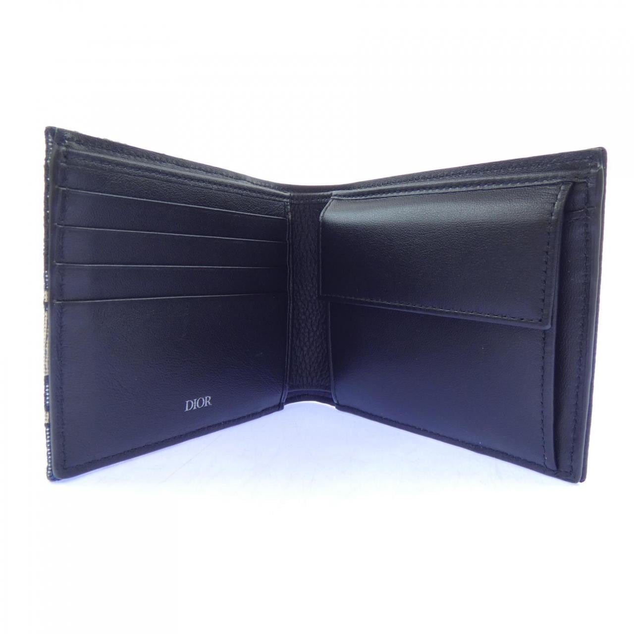 ディオール DIOR SADDLE ウォレット オブリーク ジャカード 2ADBC306YKS WALLET
