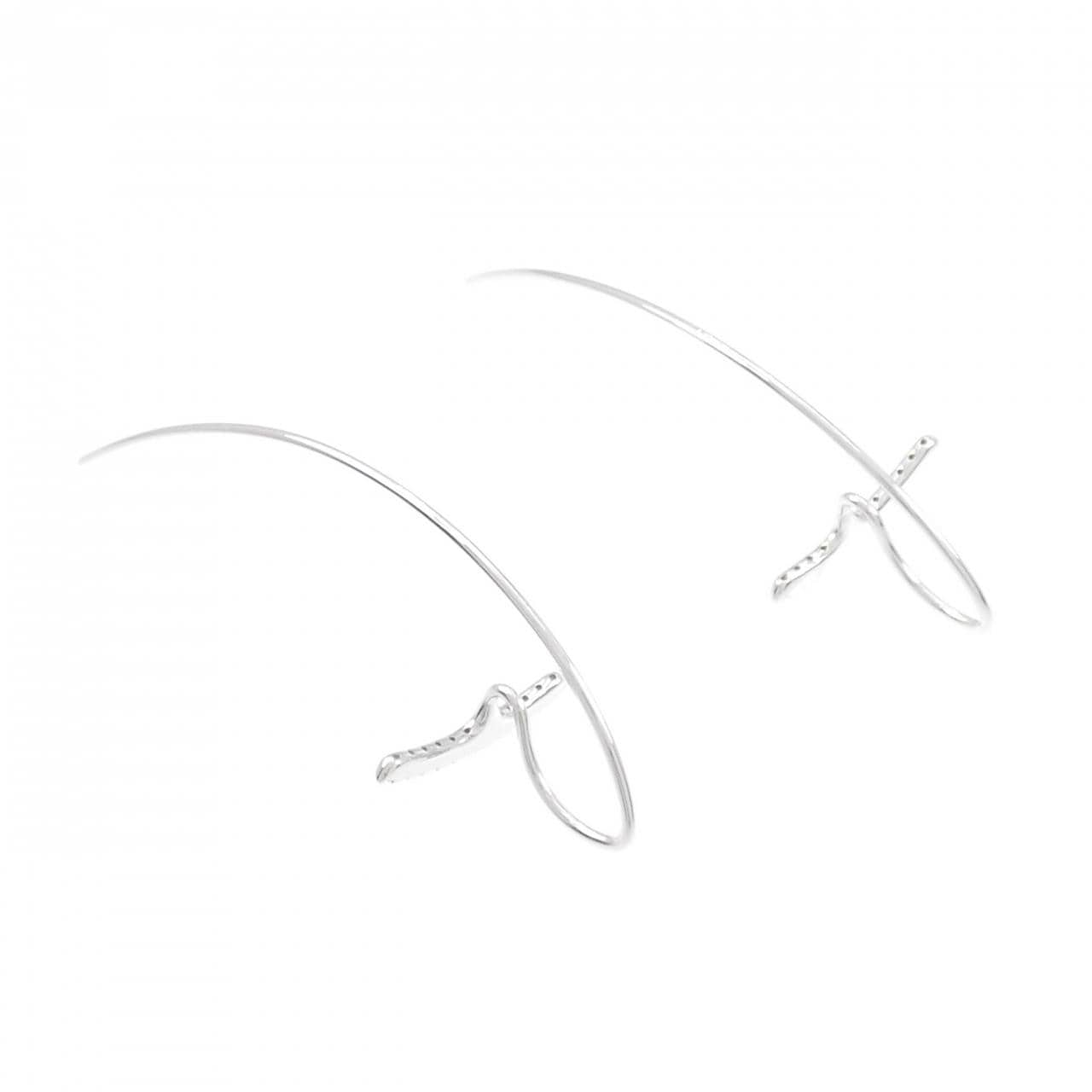 ヒロタカ ダイヤモンド ピアス 0.12CT