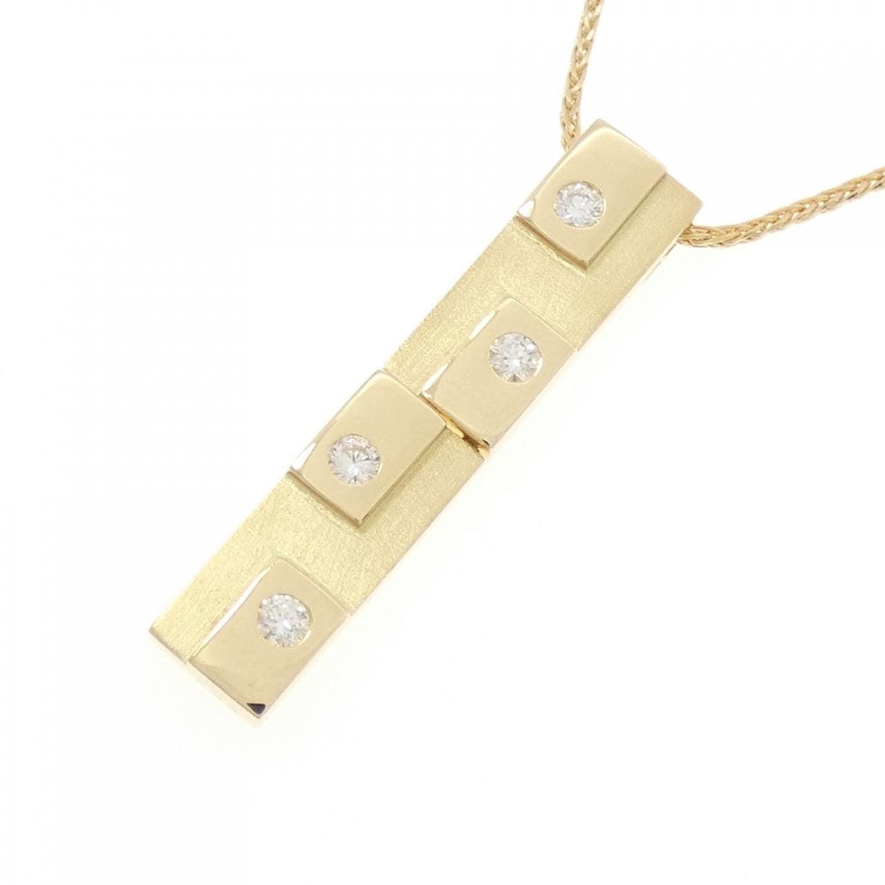 K18YG ダイヤモンド ネックレス 0.32CT
