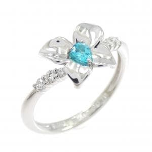 PT900 バタフライ パライバトルマリン リング 0.07CT