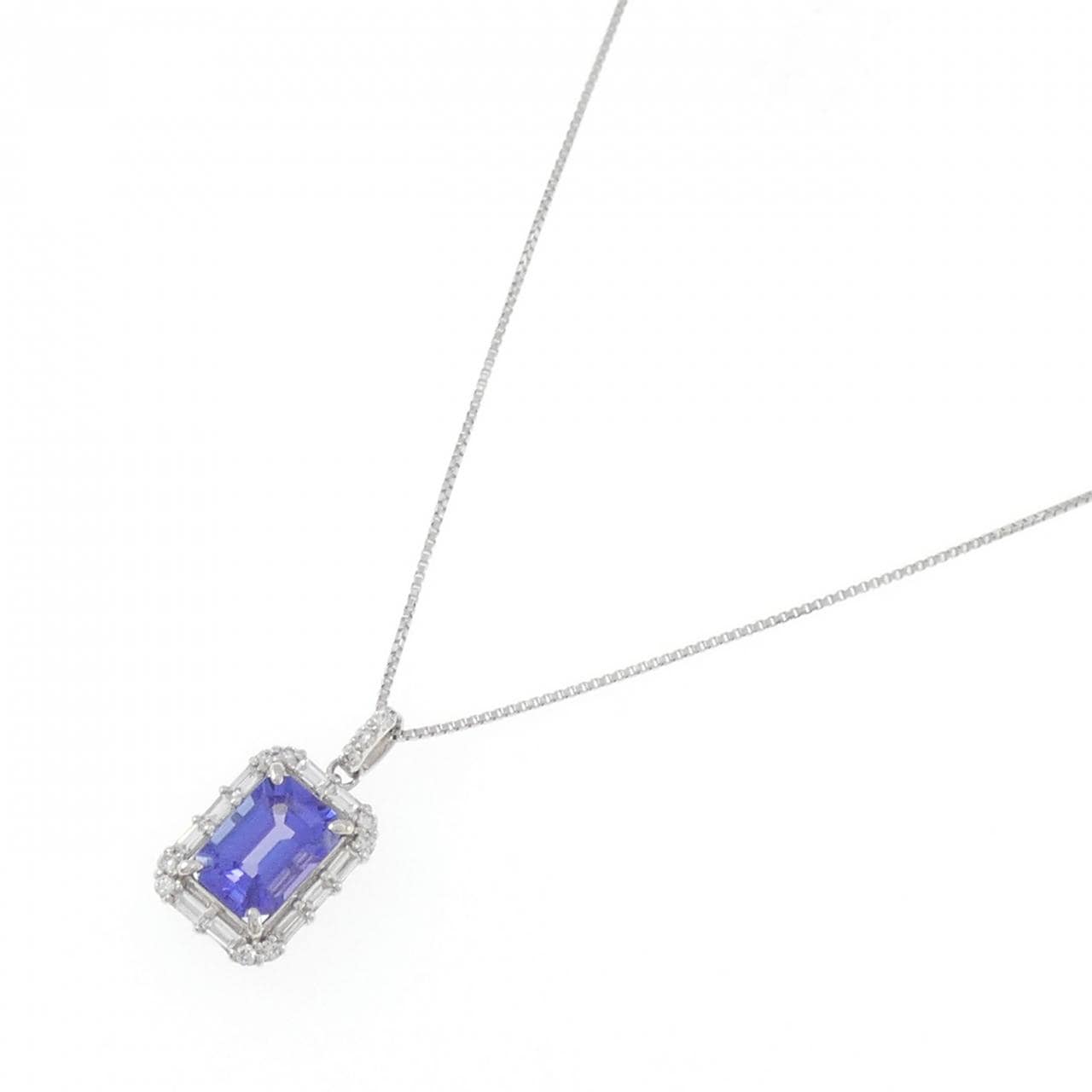 [BRAND NEW] PT Tanzanite Necklace 0.87CT