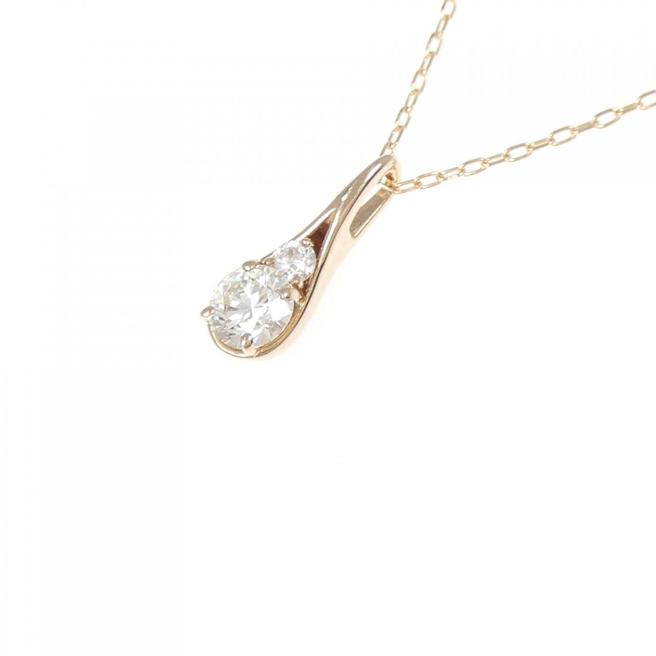 K18PG ダイヤモンド ネックレス 0.448CT
