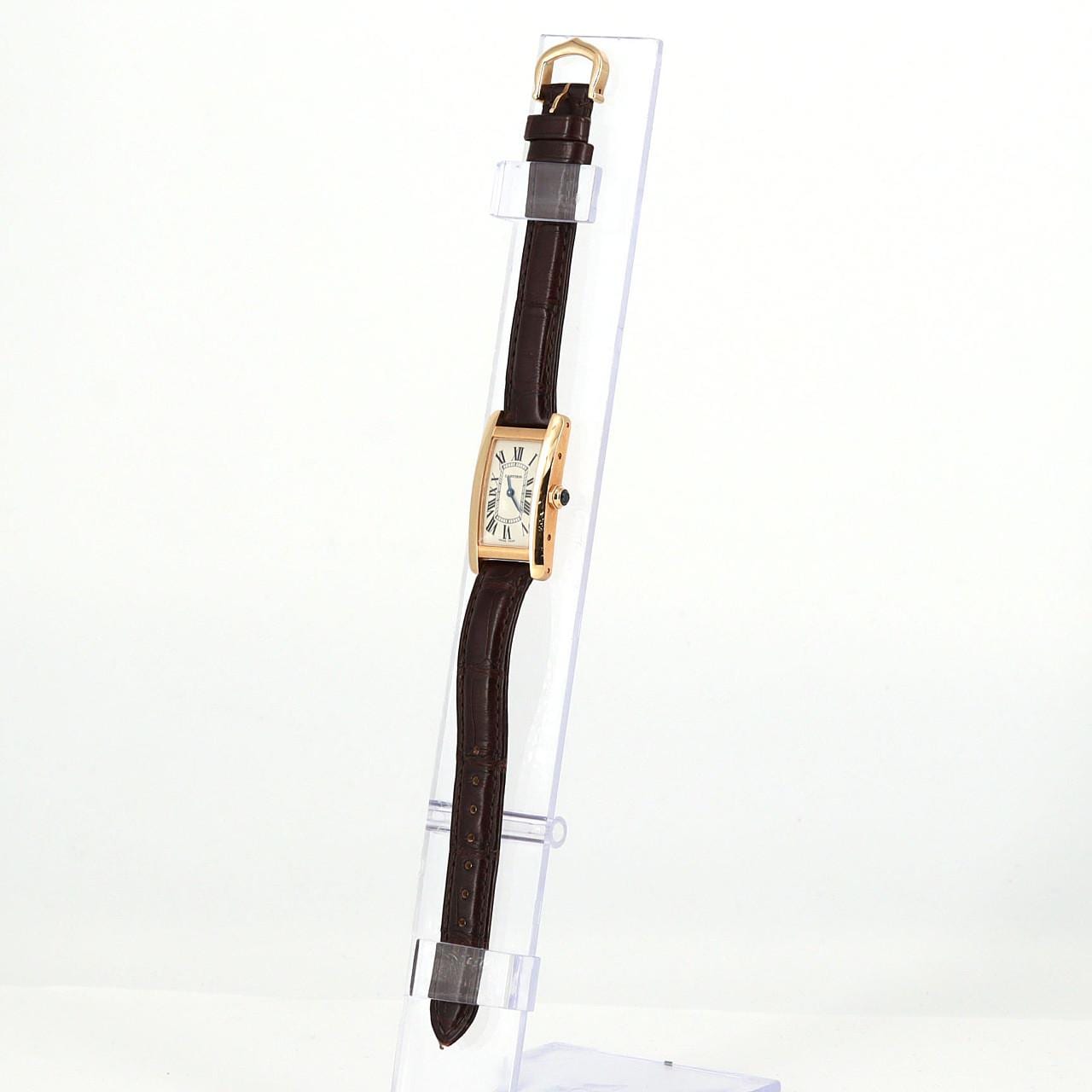 カルティエ タンクアメリカンSM PG W2607456 PG･RG クォーツ