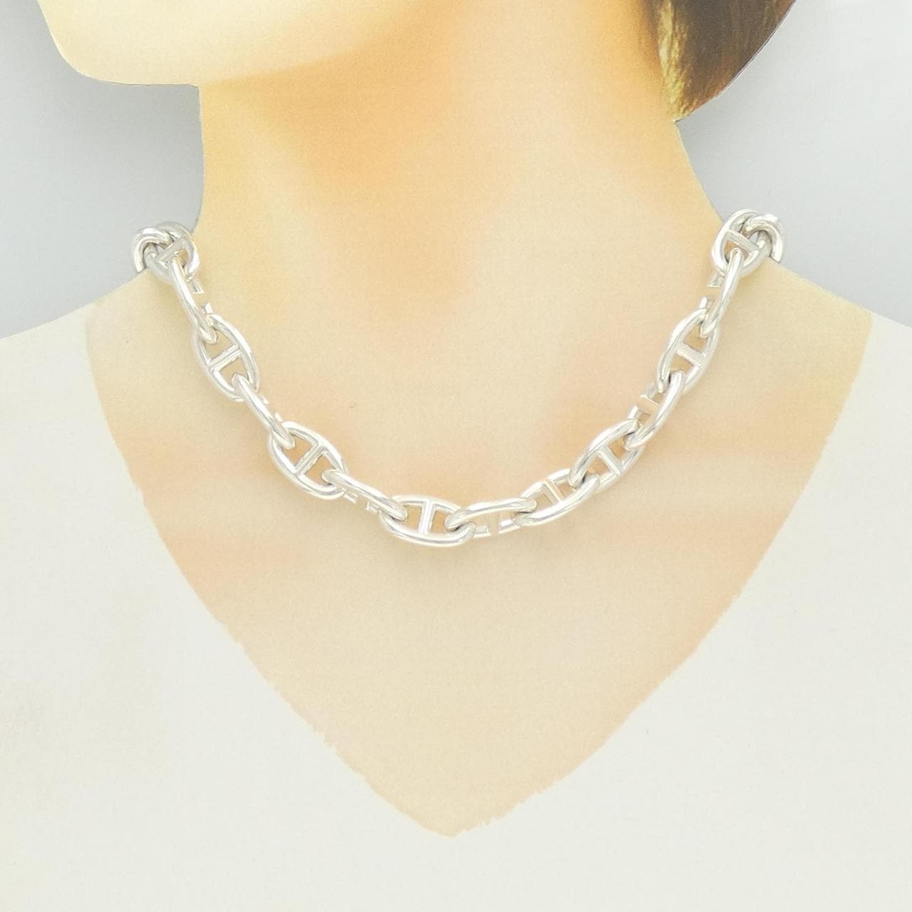 エルメス シェーヌダンクル GM ネックレス