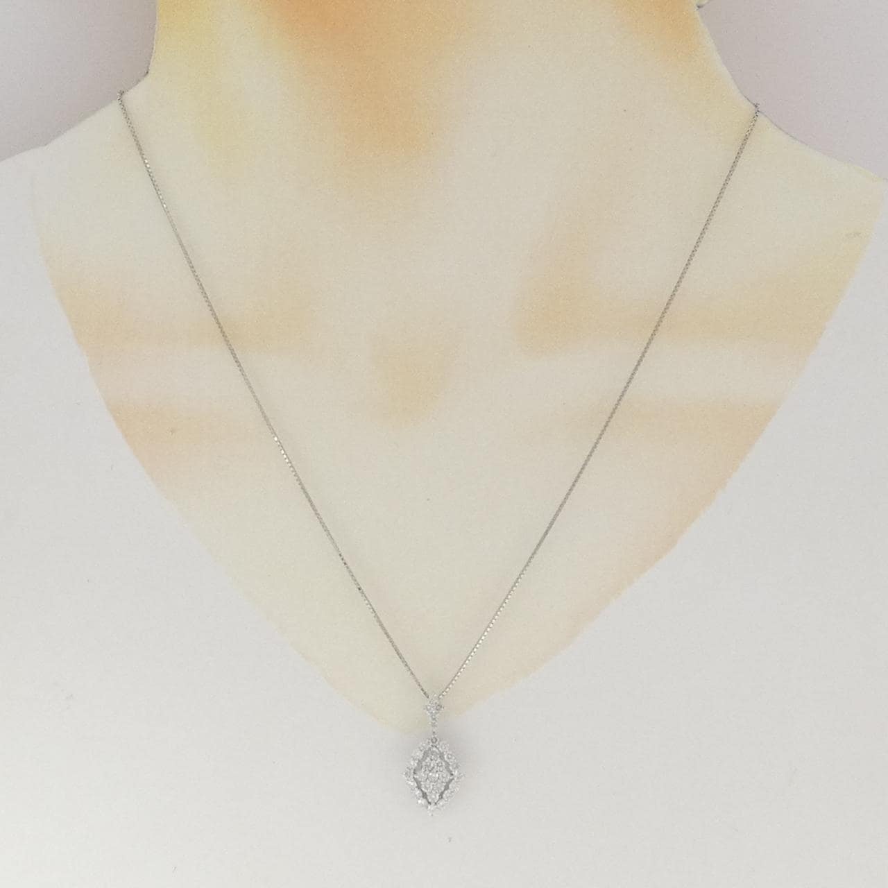 PT950/PT850 ダイヤモンド ネックレス 1.00CT