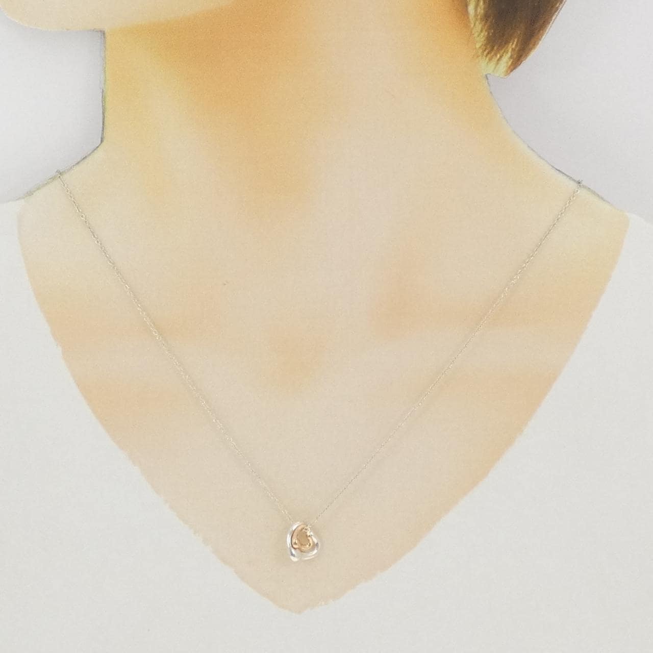 ティファニー オープンハート エクストラミニ ネックレス