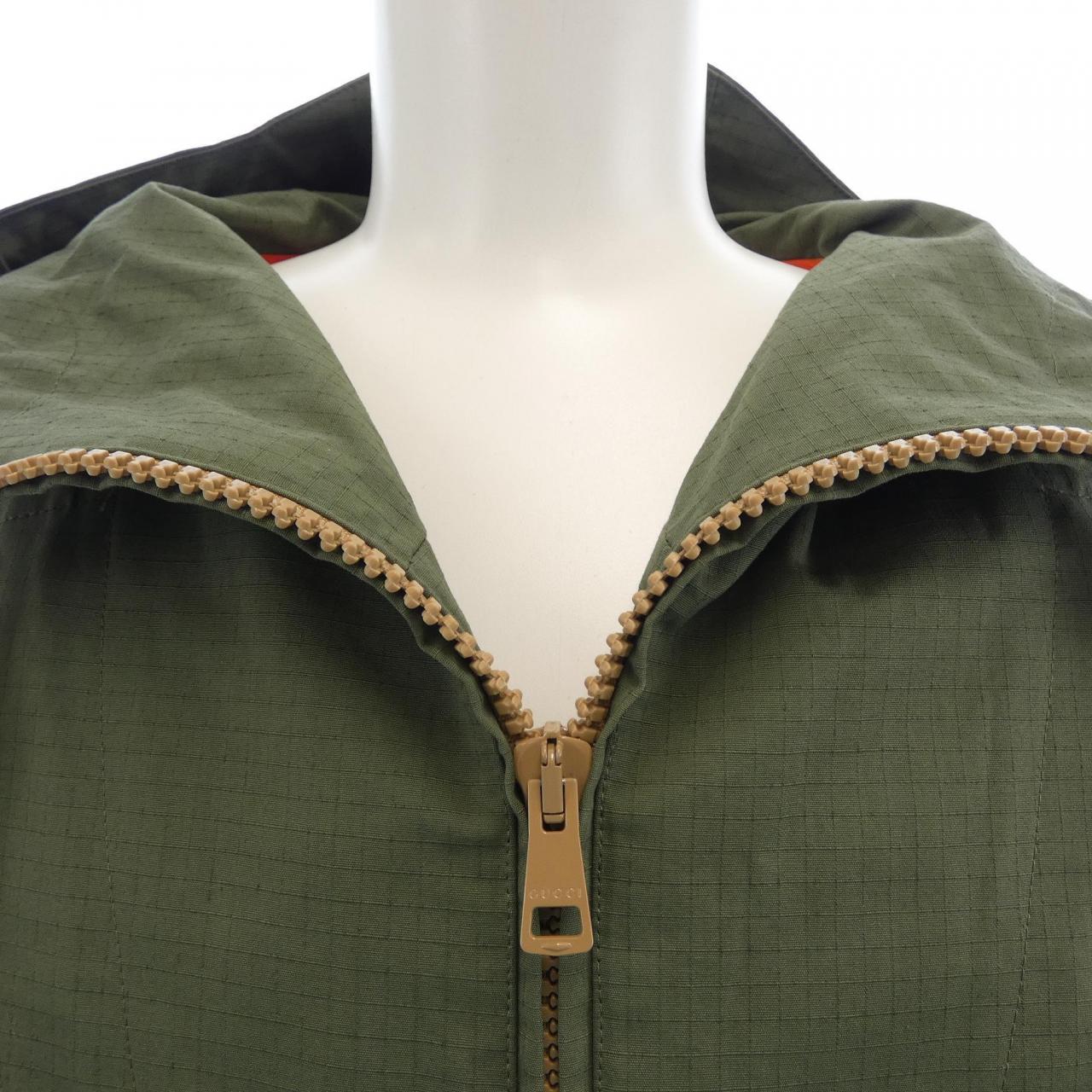 GUCCI GG棉帆布拉链夹克742813 Z8BIW夹克