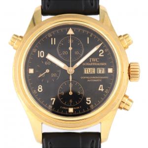 【ノーメンテナンス還元価格】IWC パイロットウォッチドッペルクロノグラフ YG IW371315 YG 自動巻