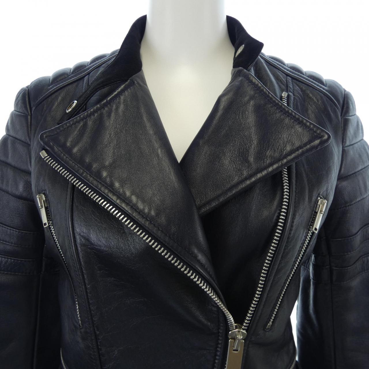 セリーヌ CELINE 2 5H99/4533 レザーライダースジャケット