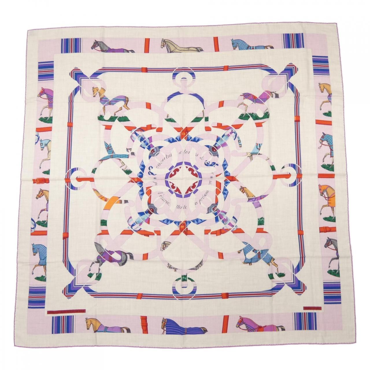 エルメス HERMES EPERON D'OR ET TENUES　DE JOUR H244216S カレジェアン140 ショール