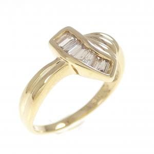 K18YG ダイヤモンド リング 0.25CT