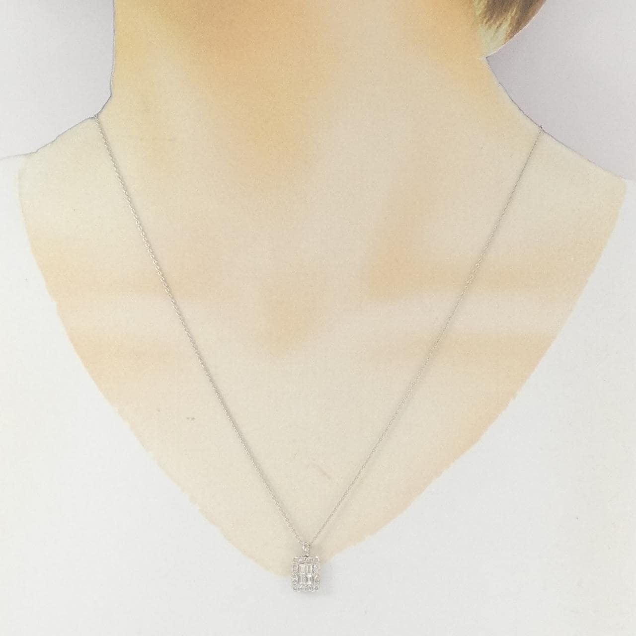 PT950/PT850 ダイヤモンド ネックレス 0.50CT