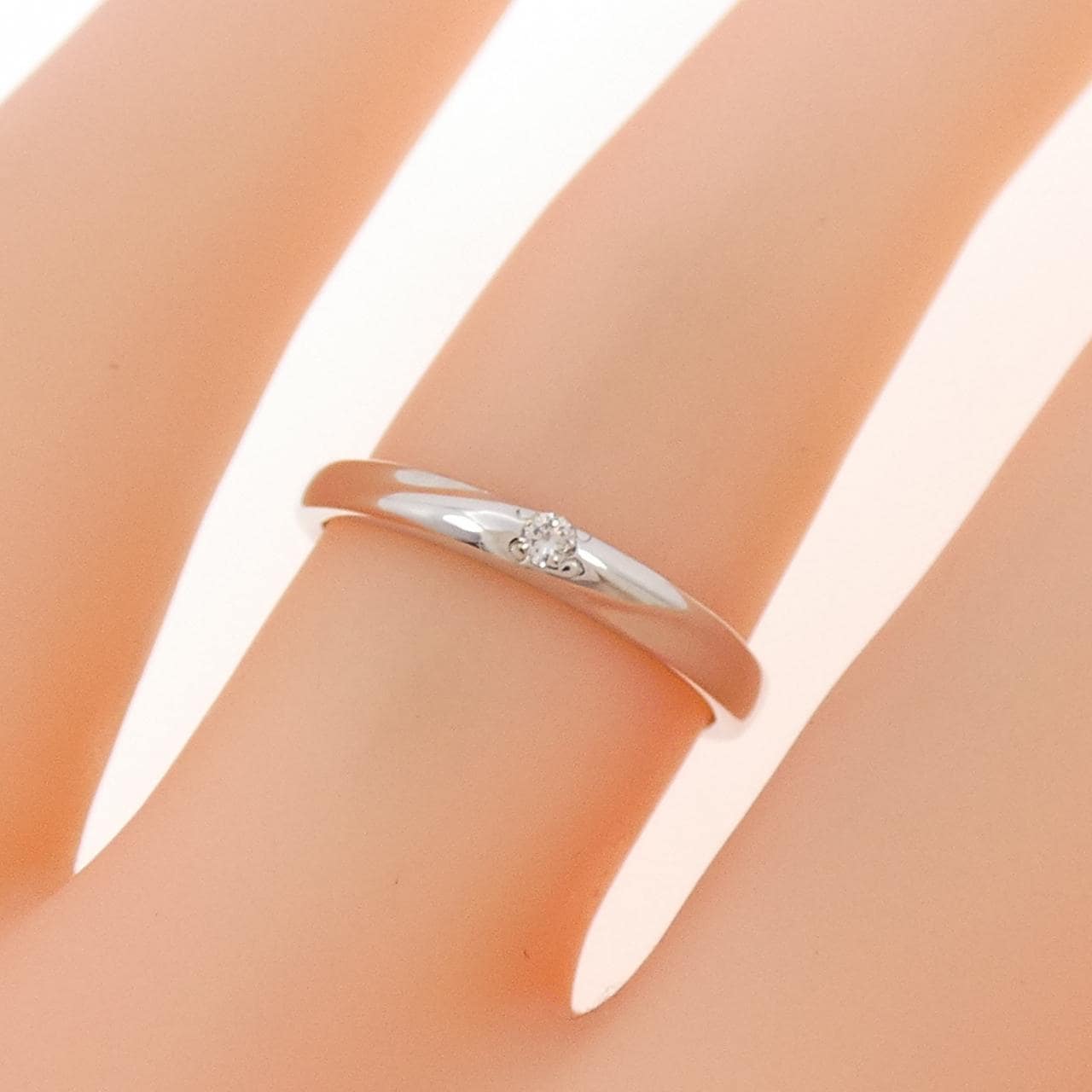 K10WG ダイヤモンド リング 0.02CT