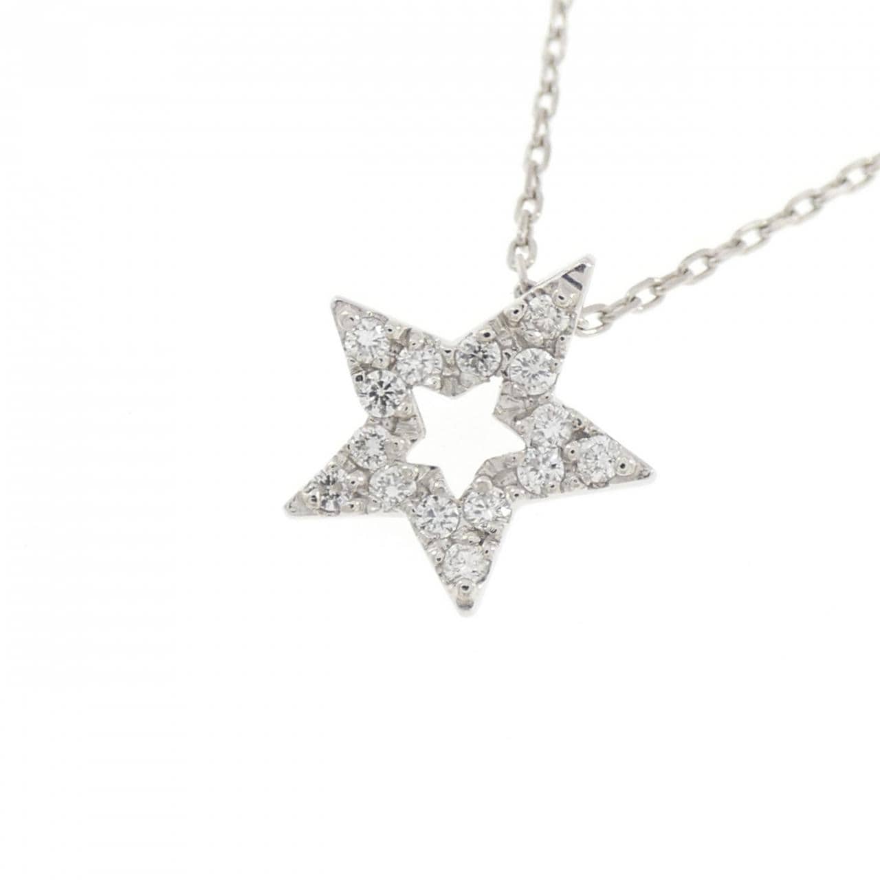 スタージュエリー ダイヤモンド ネックレス 0.15CT