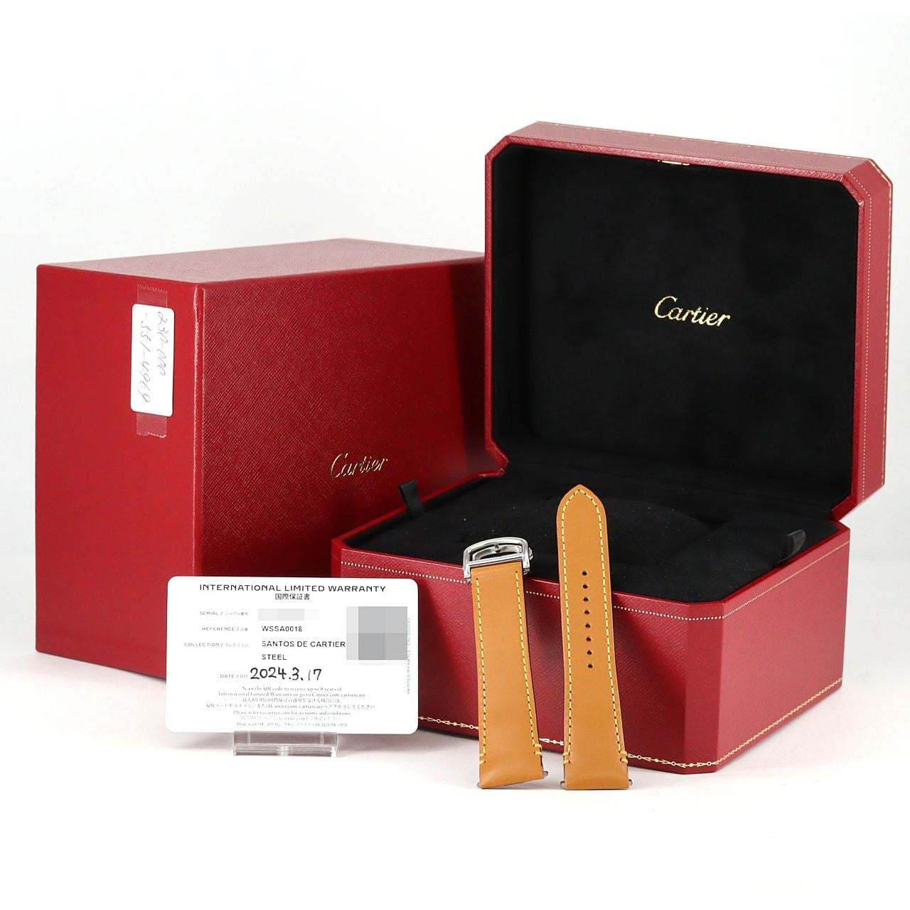 カルティエ サントス･ドゥ･カルティエLM WSSA0018 SS 自動巻