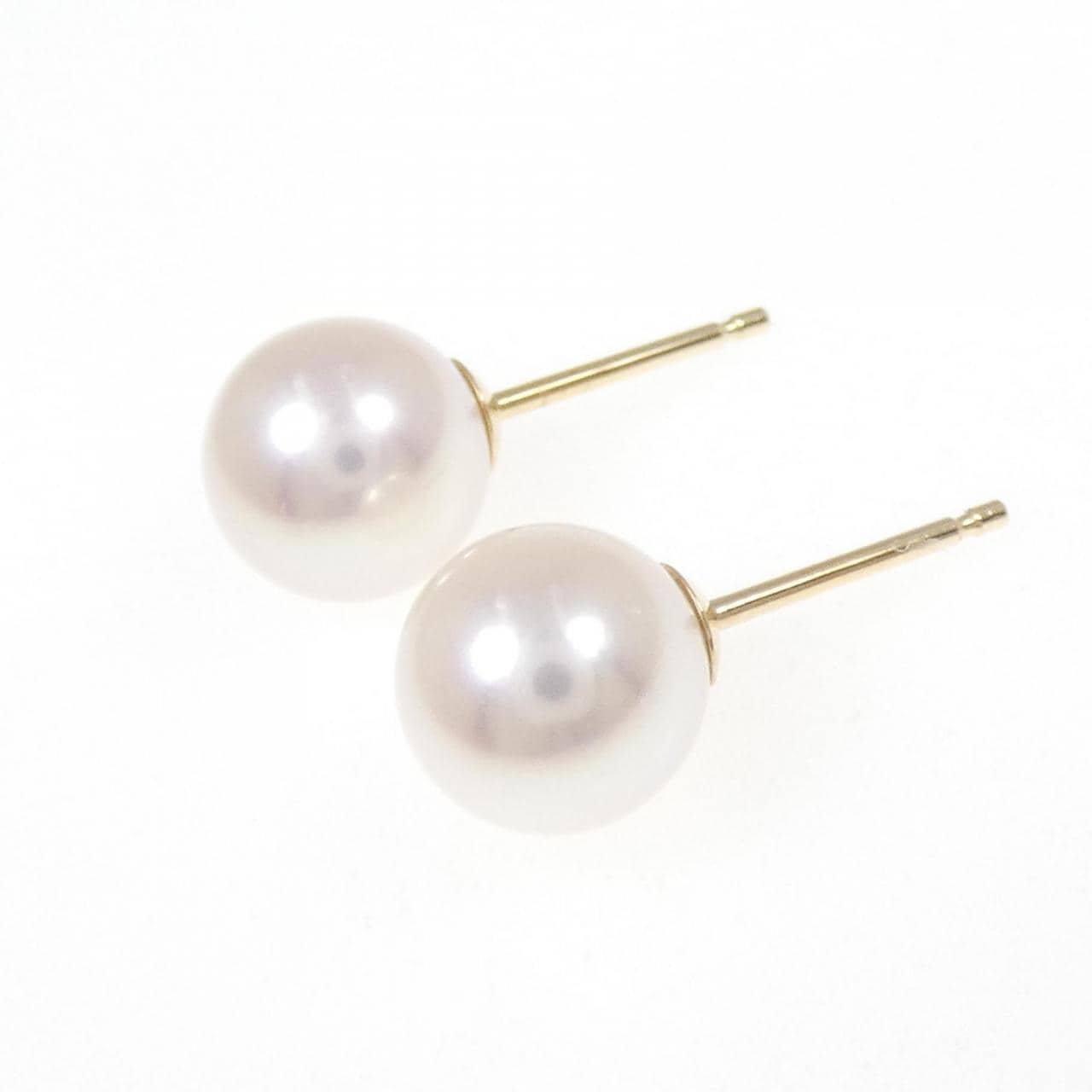 K18YG アコヤパール ピアス 8.7mm