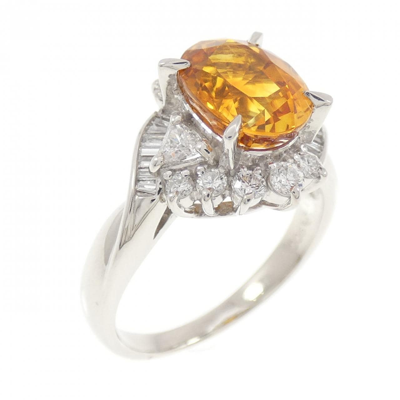 PT900 サファイヤ リング 2.97CT