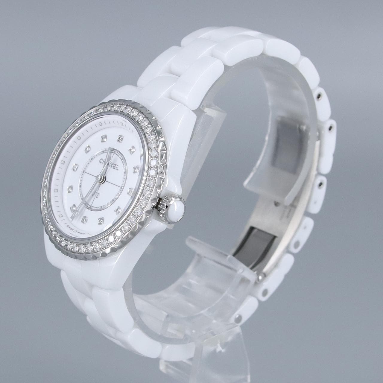 CHANEL J12 33mm Ceramic/D･12P H6418 Ceramic Quartz