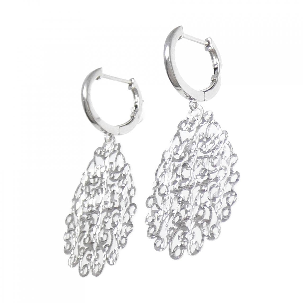 K18WG earrings