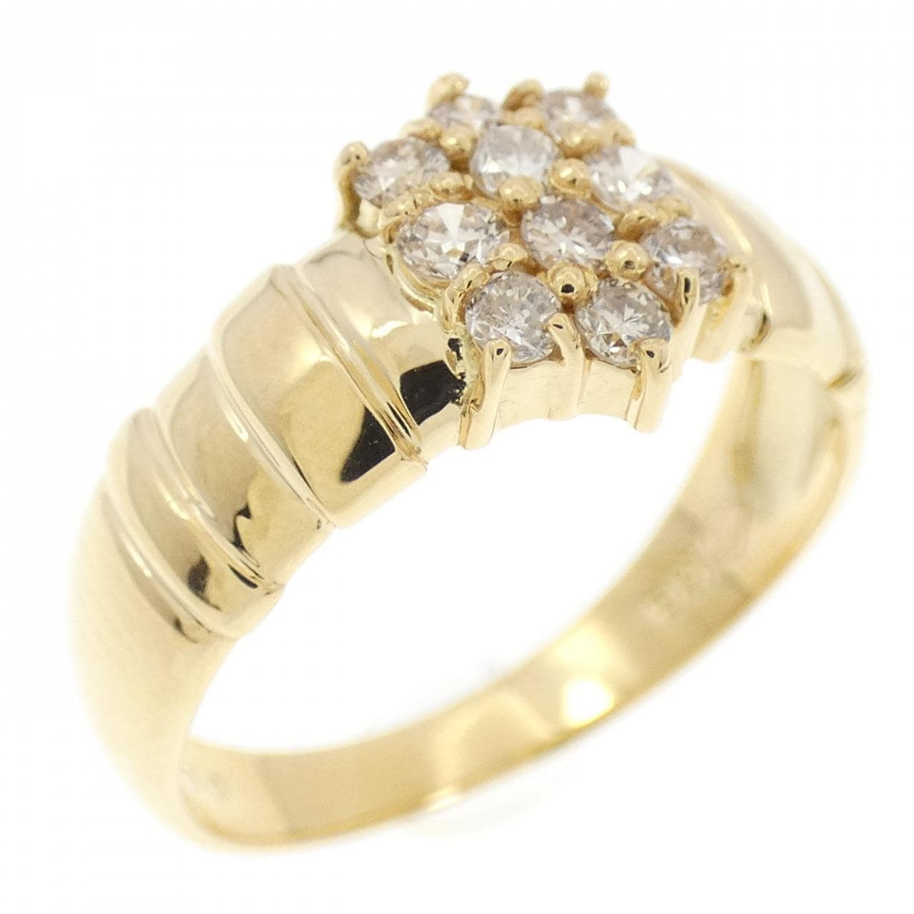 K18YG ダイヤモンド リング 0.30CT