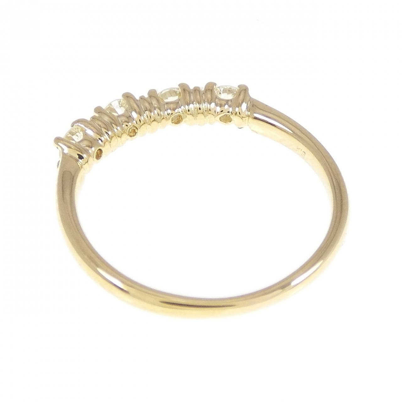 K18YG ダイヤモンド リング 0.28CT
