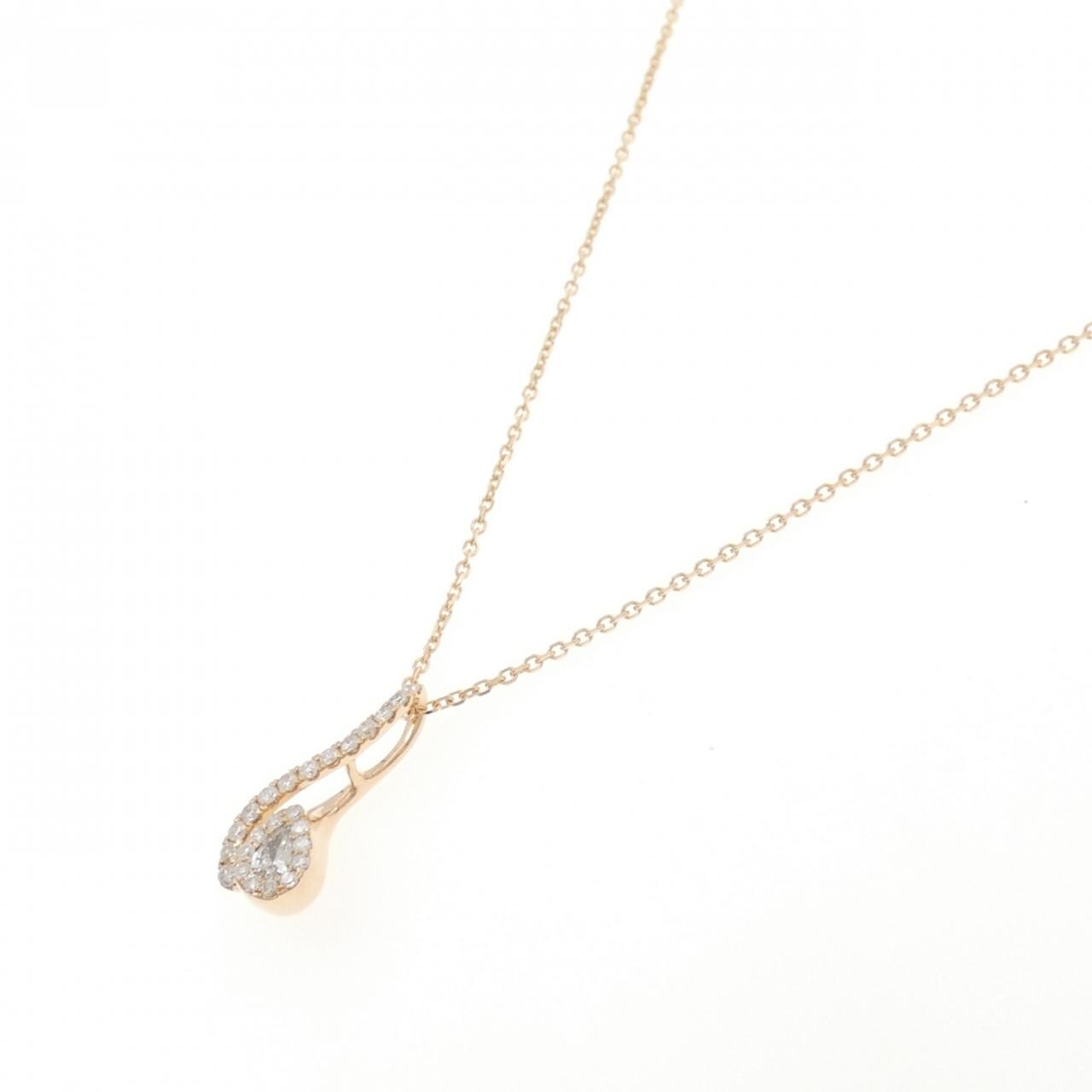 K18PG ダイヤモンド ネックレス 0.50CT