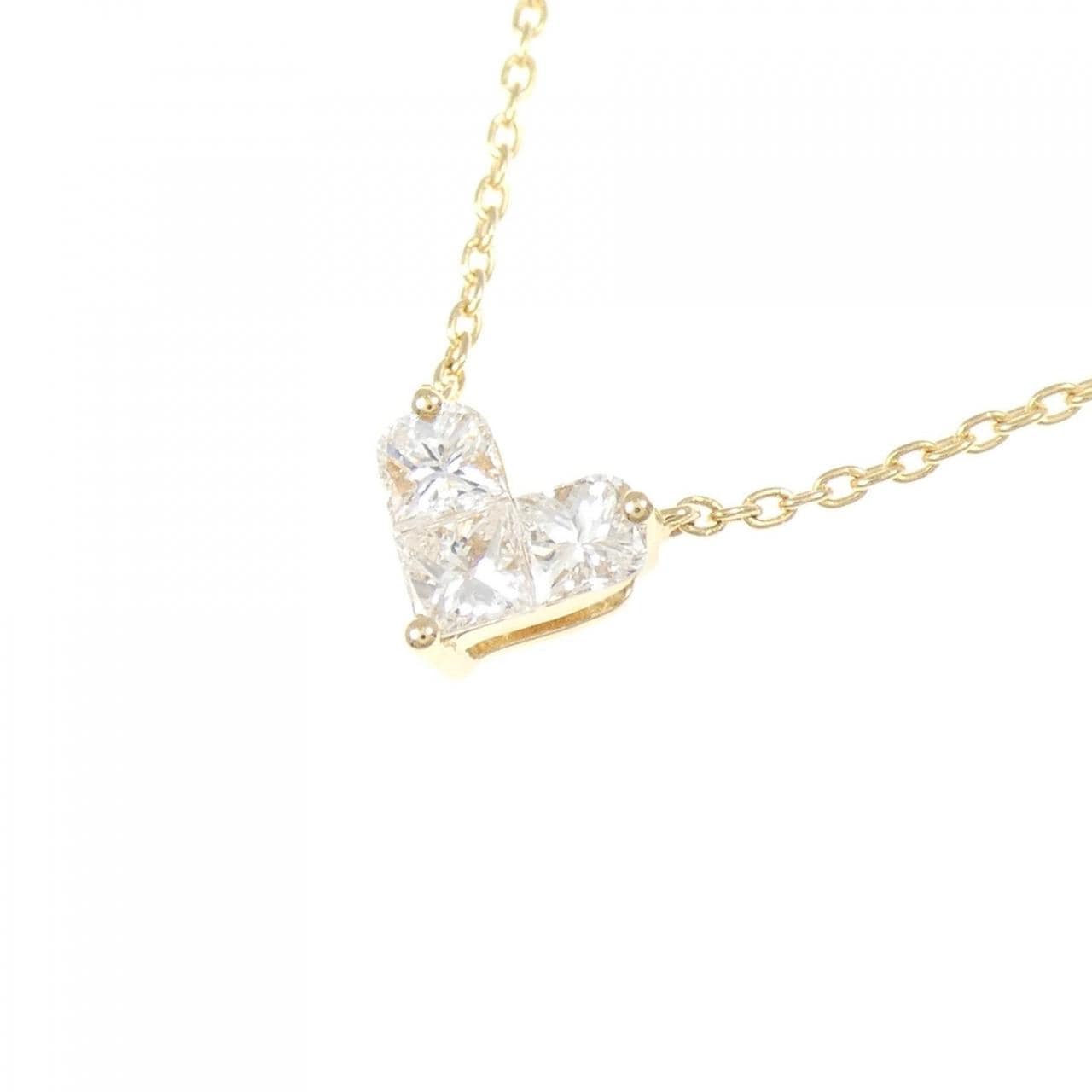 スタージュエリー ミステリアス ハート ネックレス 0.28CT
