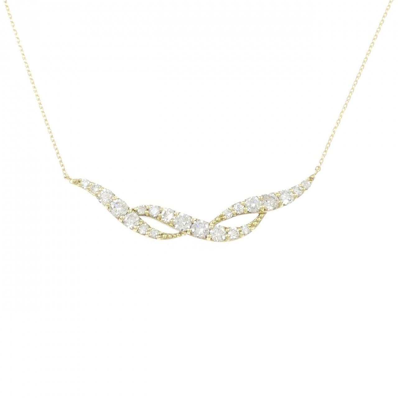 K18YG ダイヤモンド ネックレス 1.00CT