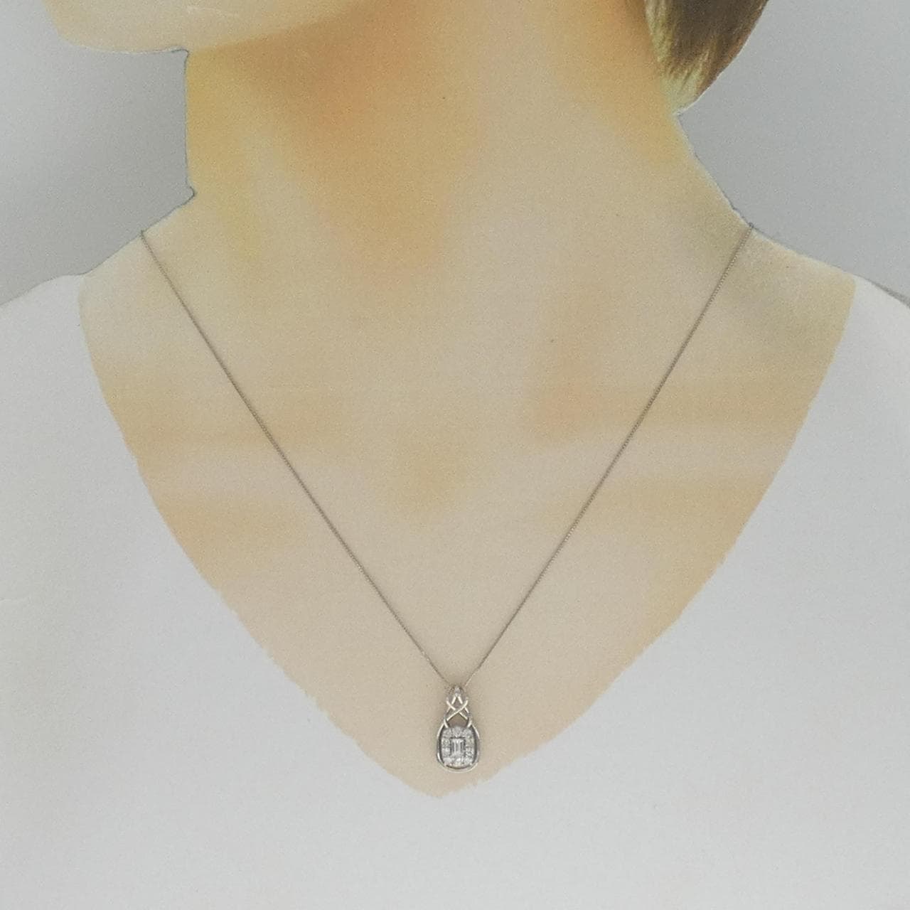 [新品] PT鑽石項鍊 0.40CT