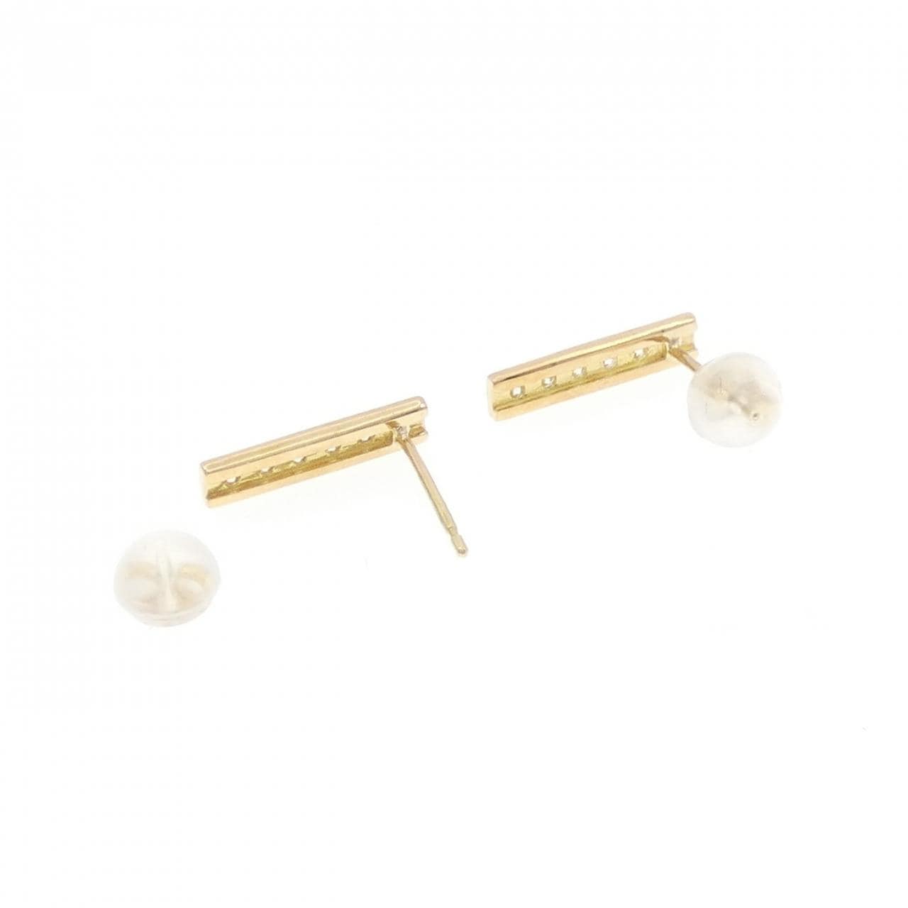 【新品】K18YG ダイヤモンド ピアス 0.30CT