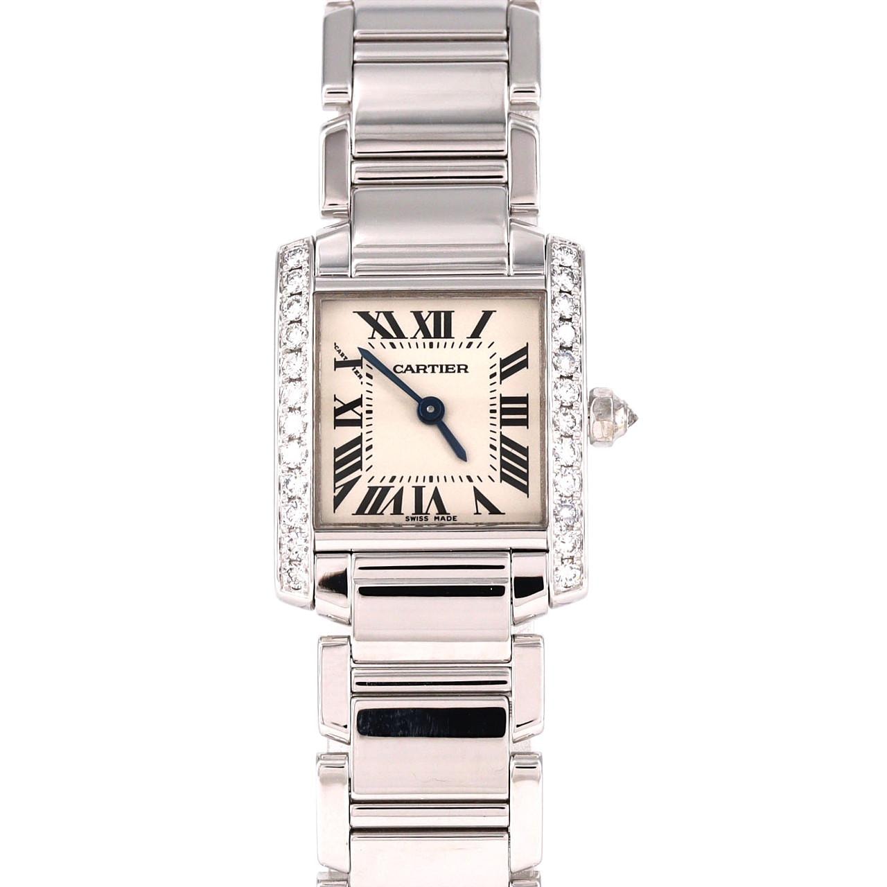 カルティエ タンクフランセーズSM WG/D WE1002S3 WG クォーツ