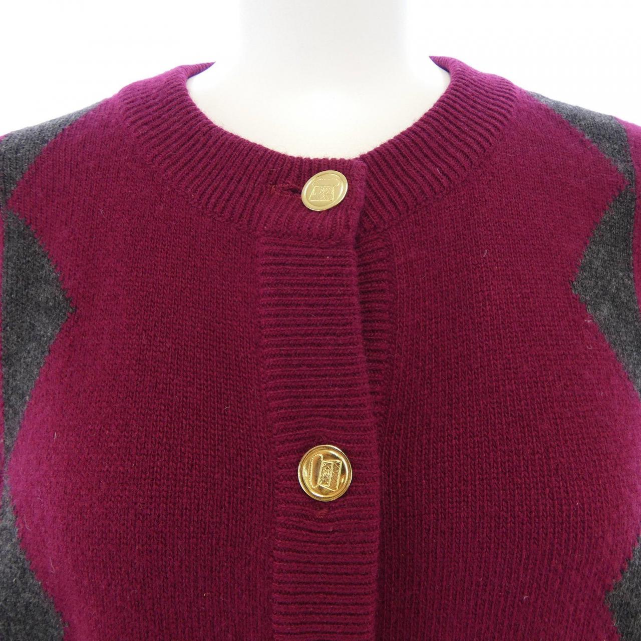 【ヴィンテージ】シャネル CHANEL MADE IN SCOTLAND バッグボタン カーディガン