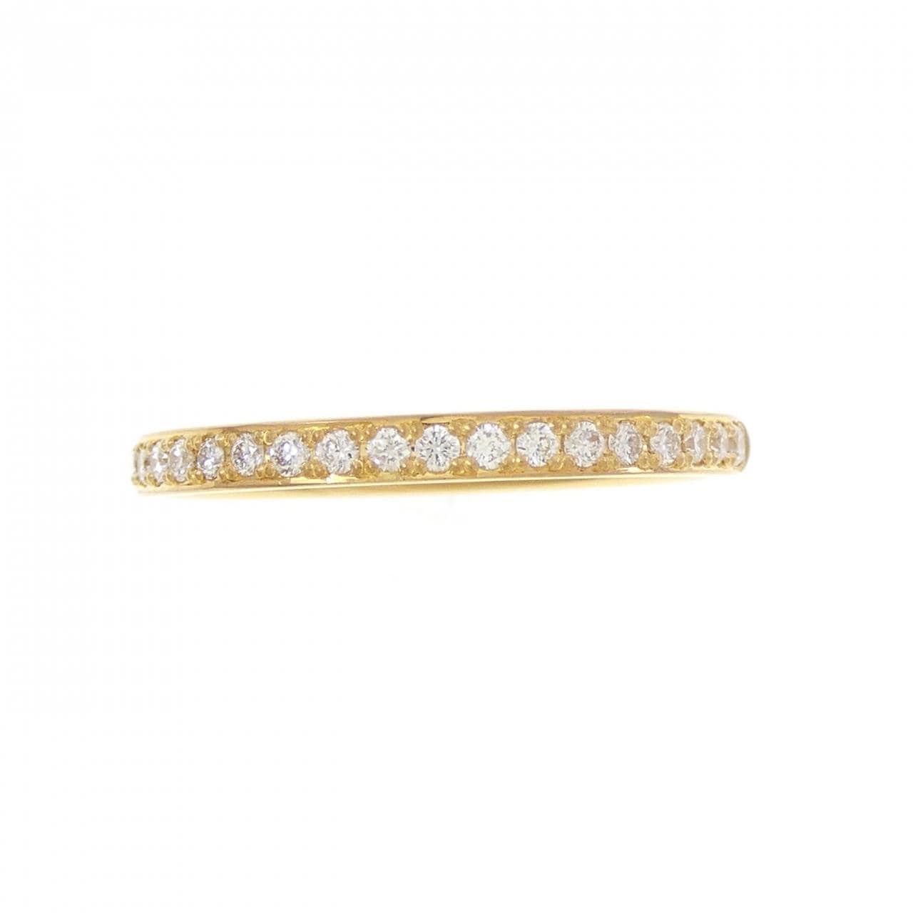 【リメイク】K24YG ハーフエタニティ ダイヤモンド リング 0.20CT