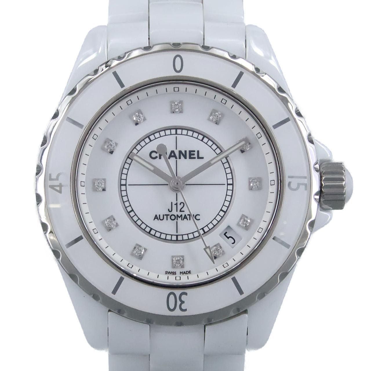 シャネル J12 38mmセラミック・12P H1629 セラミック 自動巻