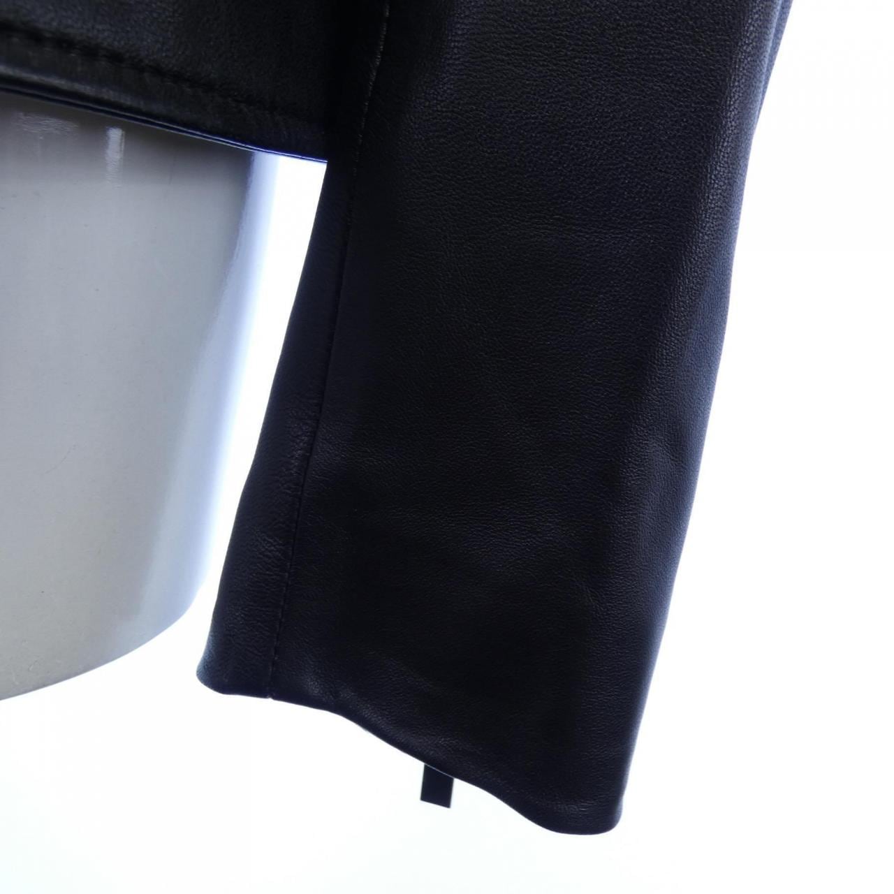 BALENCIAGA BALENCIAGA 374490 TMH16 皮革骑手夹克
