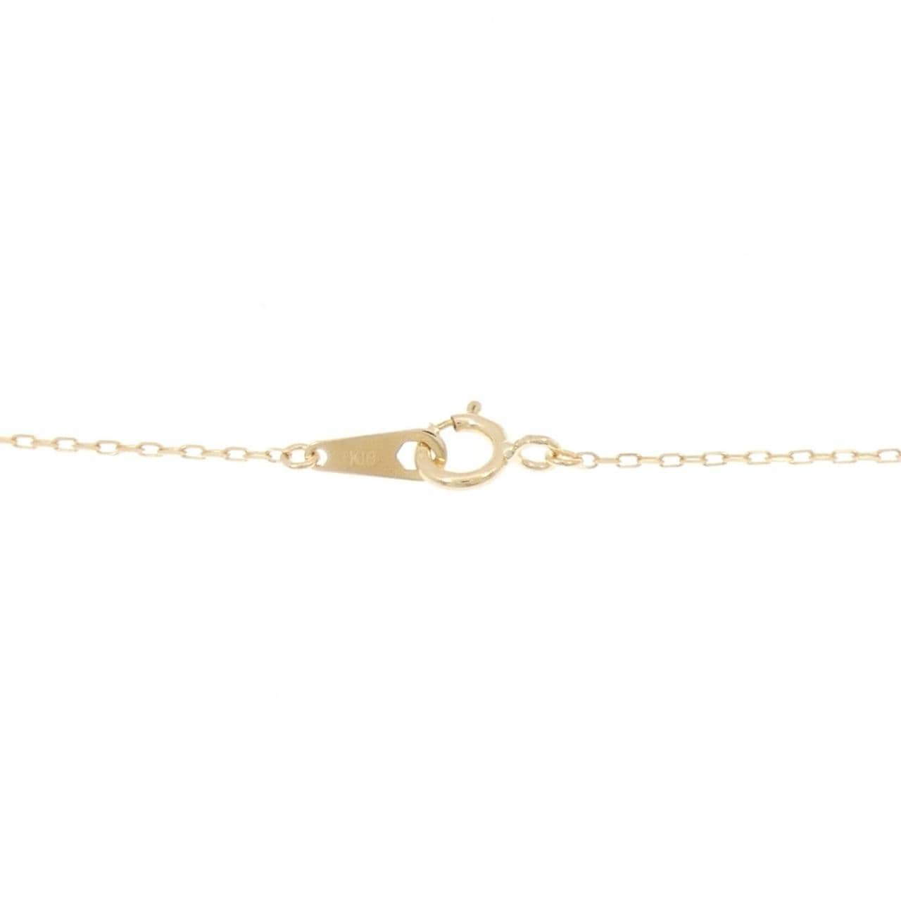 K18YG エメラルド ネックレス 0.21CT