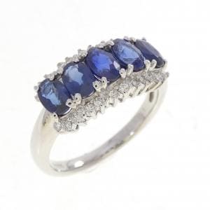 PT900 サファイヤ リング 1.6CT