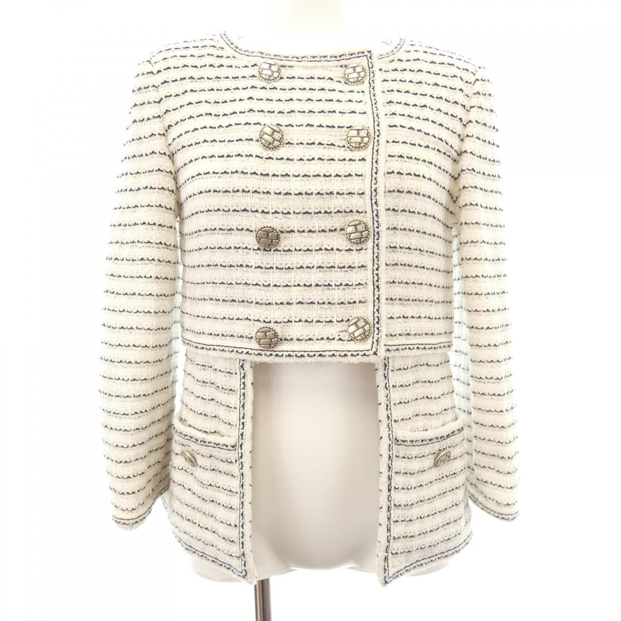 シャネル CHANEL P51449V38385 ノーカラージャケット