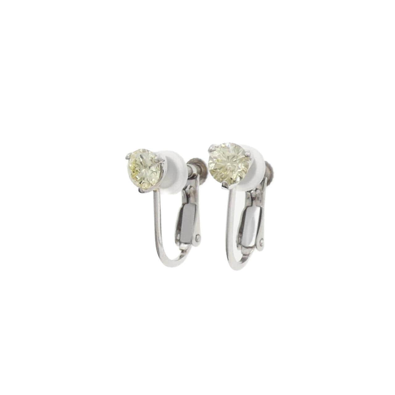 PT900 ダイヤモンド イヤリング 0.80CT