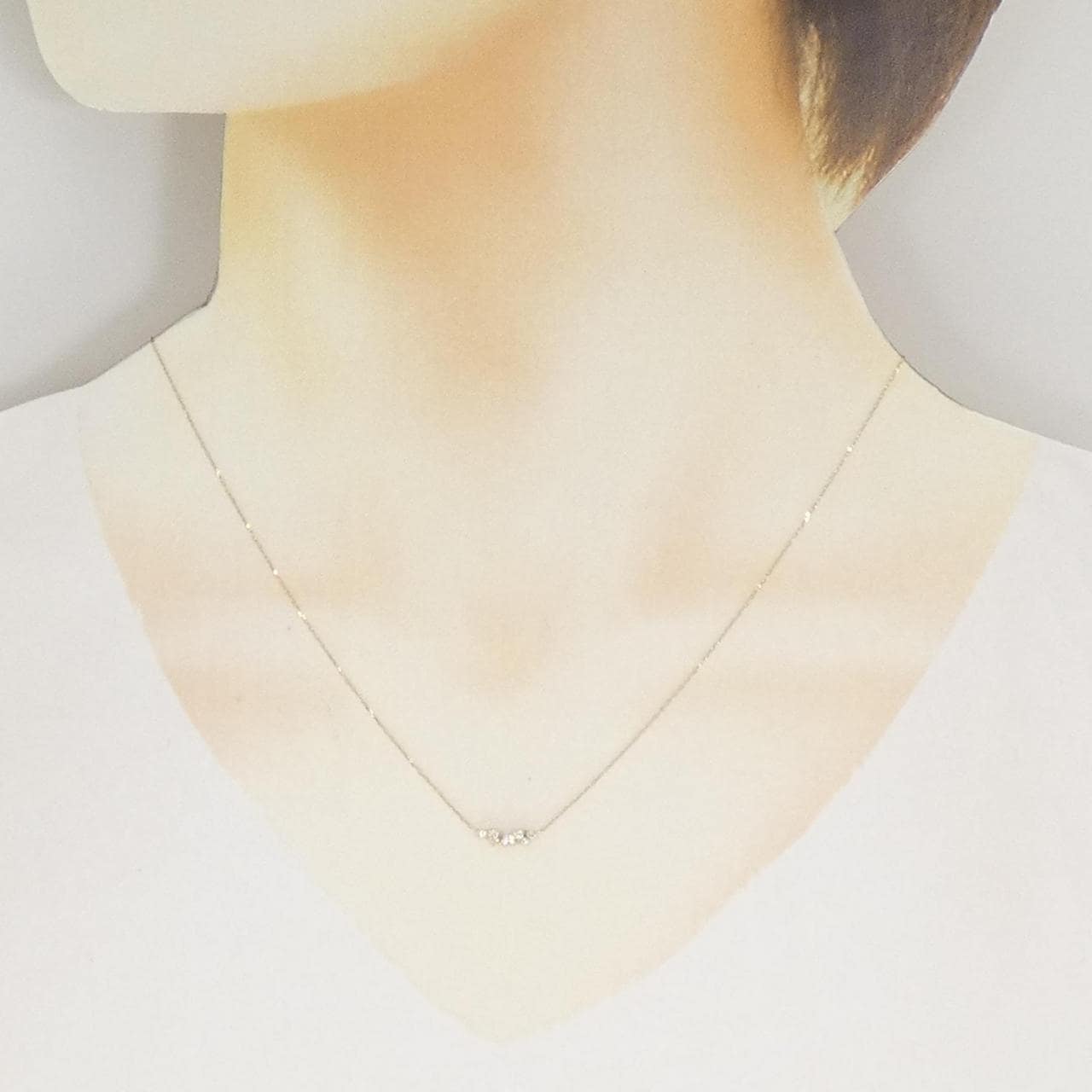 アーカー BBライン ネックレス 0.11CT