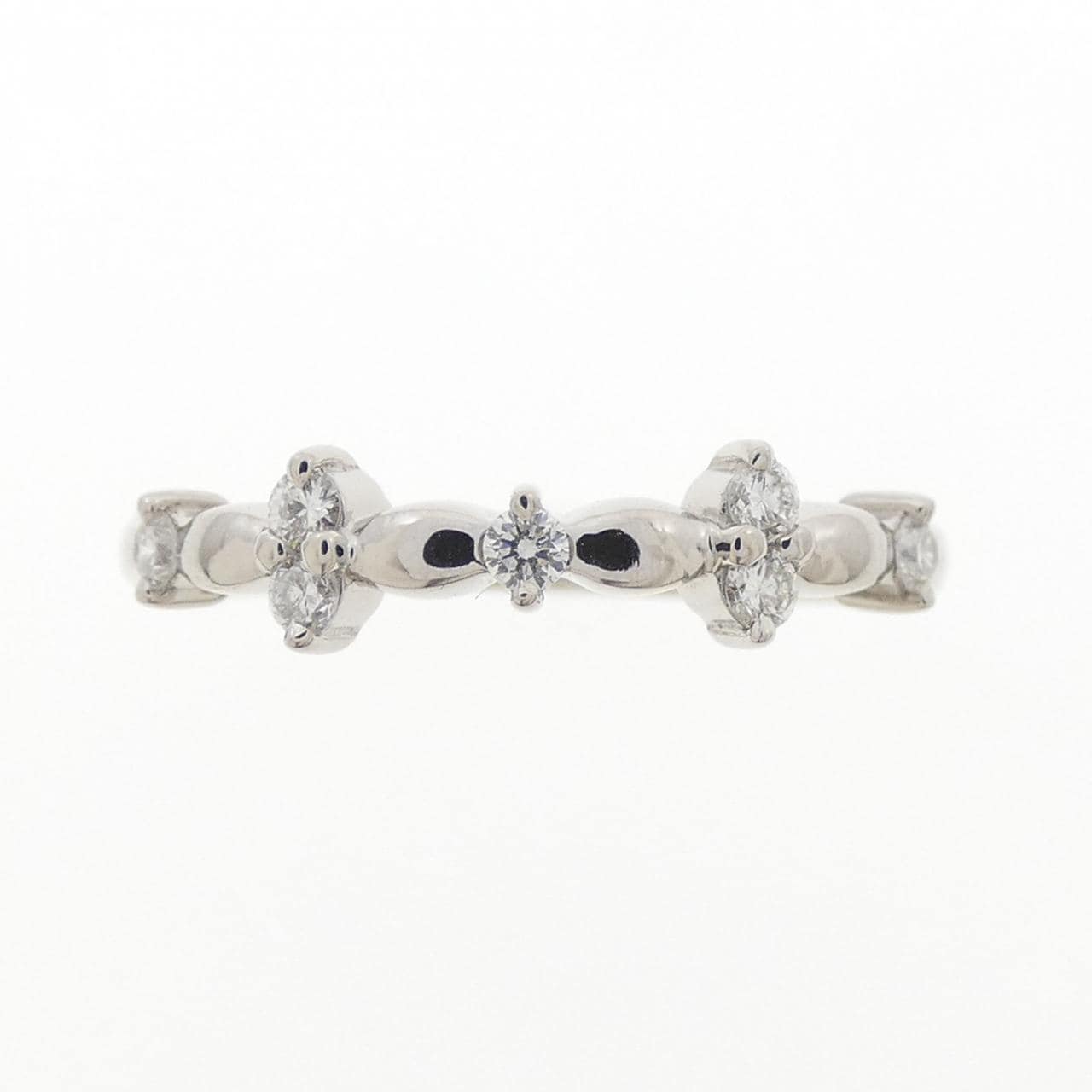 PT950 Diamond Ring 0.10CT